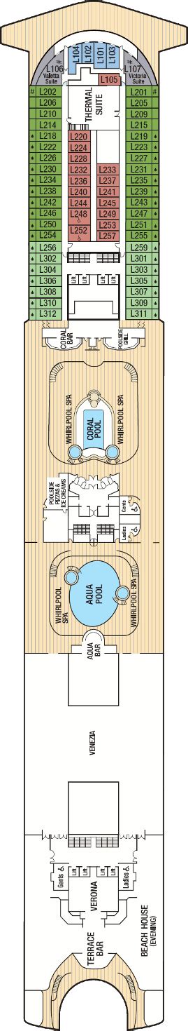 Azura Deck Plans P O Cruises Azura Cruises Travel Weekly