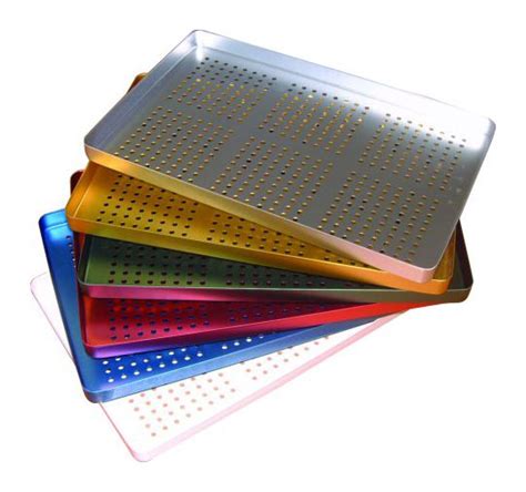 Rectangular Instrument Tray Perforated