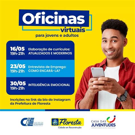 Prefeitura Municipal De Floresta Vai Promover Oficinas Virtuais