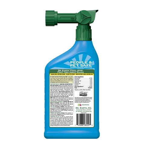 Final Stop® Fruit Tree Insect Killer Ready To Spray Dr Earth