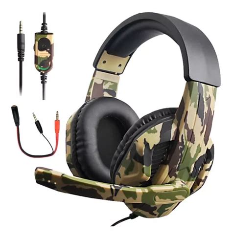 Auricular Gamer Con Microfono Pc Gaming Ps4 Xbox Cuo Color Camuflado