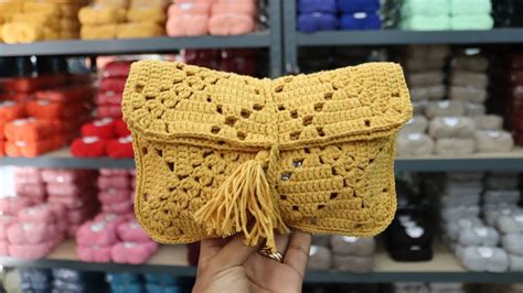 Pochette Granny Au Crochet Youtube