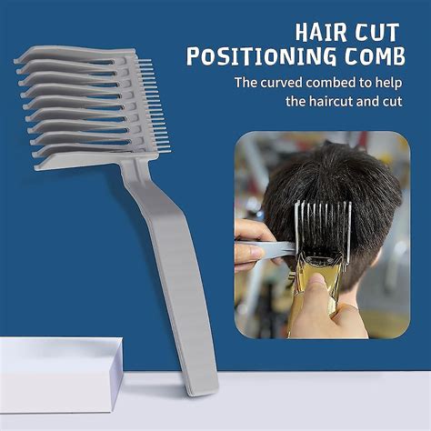 2pcs Barber Fade Combsprofessional Hair Cutting Comb Heat Resistant Flattop Comb Clipper Comb