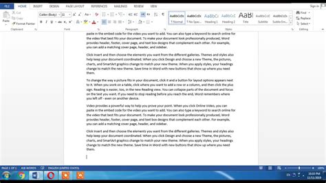 How To Get A Paragraph Automatically For Practice In Ms Word Youtube