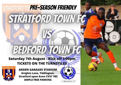 PRE-SEASON FRIENDLY - BEDFORD TOWN FC