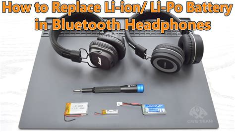 How To Replaceupgrade Li Ion Battery In Any Bluetooth Headphones Youtube