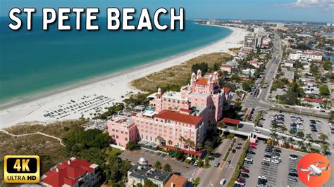 St Pete Beach Florida Aerial View YouTube