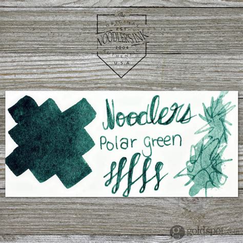 Noodlers Polar Green Fountain Pen Ink Goldspot Pens