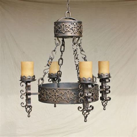 1239 4 Spanish Revival Chandelier Spanish Revival Lighting