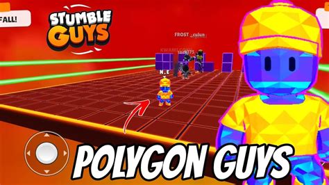 Cobain Skin Polygon Guy Di Block Dash Legendary Stumble Guys Youtube