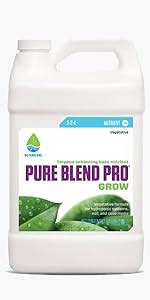 Amazon Botanicare Pure Blend Pro Grow Nutrient Gal