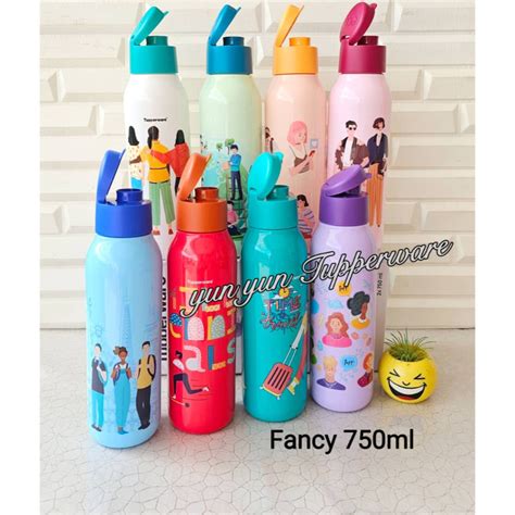 Tupperware Fancy Eco Bottle Ml With Fliptop Cap Shopee Malaysia