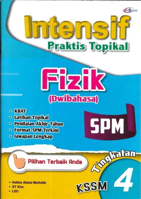 INTENSIF PRAKTIS TOPIKAL FIZIK DWIBAHASA TINGKATAN 4 KSSM SPM 2024