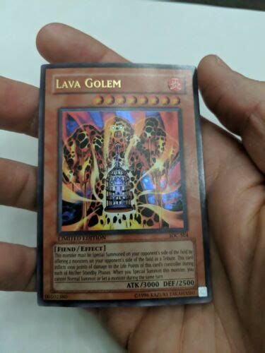 Yugioh Ioc Se Lava Golem Ultra Rare Limited Edition Effect Values Mavin