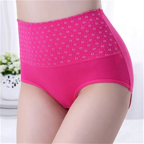 Women Panties High Waist Large Size Underwear Cotton High Waist