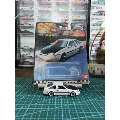 Jual Hot Wheels Premium Toyota AE86 Sprinter Trueno Loose Free Protec Shopee Indonesia