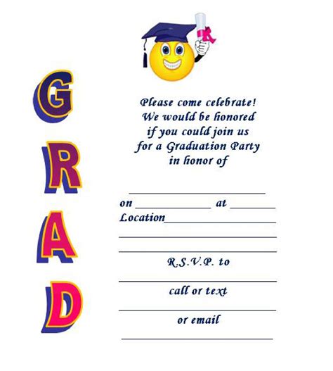 Graduation Invitations 2025 Free Printable Greyson Harpers