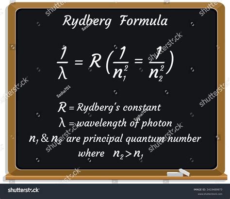 7 Rydberg Formula Images, Stock Photos, 3D objects, & Vectors ...