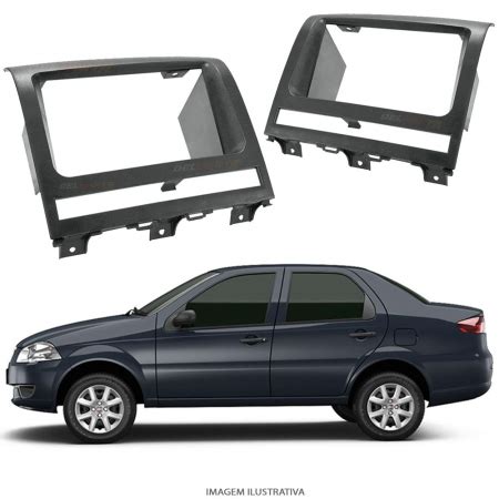 Comprar Moldura Painel Din Fiat Grand Siena A Em At X