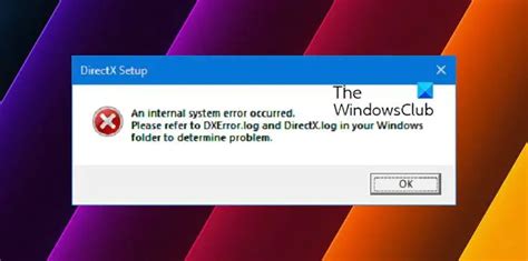 Directx Installation Failed And Not Installing On Windows