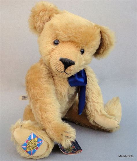 Merrythought DiamondJubilee Teddy Bear Mohair Plush 1990 LE 703 2500