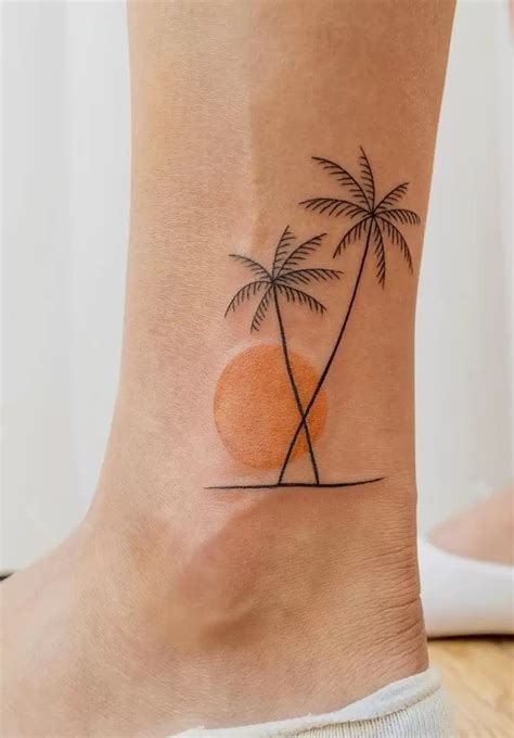 Update Palm Tree Tattoo Leg Latest Vova Edu Vn