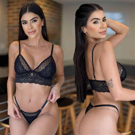Conjunto Lingerie Sem Bojo Sensual Calcinha Fio Dental Sexy Rendada Tule Shopee Brasil