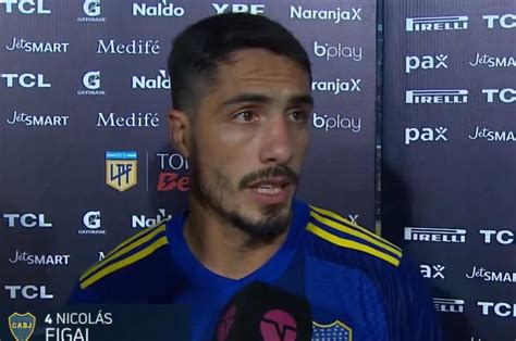 La Fuerte Autocrítica De Nicolás Figal En Boca El Gráfico