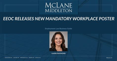 EEOC Releases New Mandatory Workplace Poster - McLane Middleton