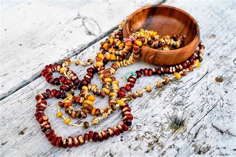 Indian Corn Necklaces Handmade Charlotte