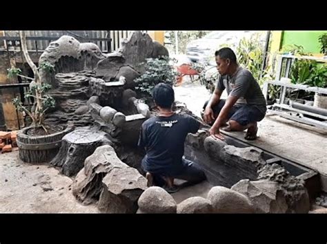 Cara Membuat Relief Tebing Air Terjun Dan Cambernya YouTube