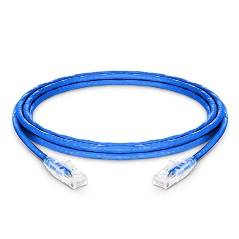 Cable De Red Ethernet Cat E Snagless Sin Blindaje Utp Pvc Cm Azul