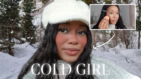 Trying Tiktok Viral Cold Girl Makeup ️ Youtube