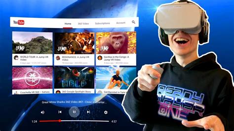 Watch Youtube In Virtual Reality Youtube Vr App Oculus Go