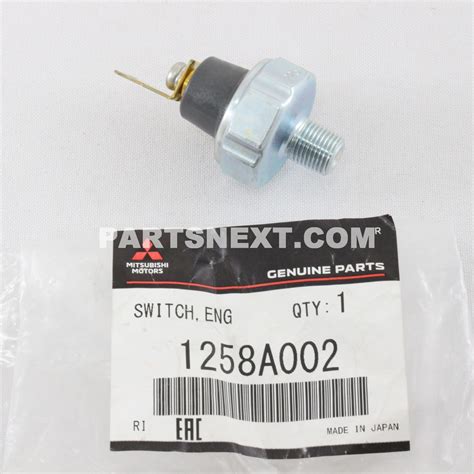 Mitsubishi :: 1258A002 SWITCH,ENG OIL PRESSURE
