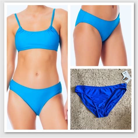 No Boundaries Swim New No Boundaries Blue Bikini Bottom Hipster Brief Size Xl Extra Large