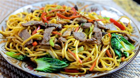 Beef Lo Mein Recipe Youtube