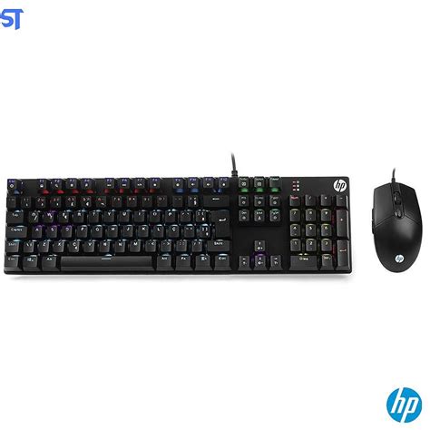 Kit Teclado E Mouse Usb Gaming Membrana Gm Hp Preto Sobraltech