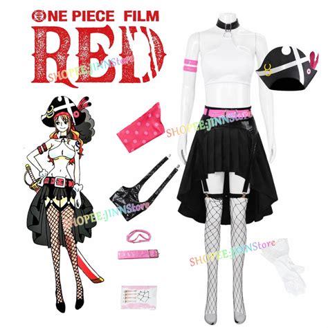 Jinn One Piece Film Red Nami Cosplay Anime One Piece Cosplay Costume