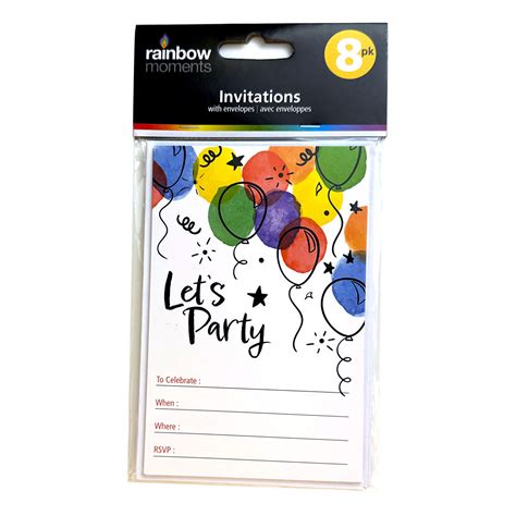 'Let's Party' Invitations | Gloco Accents USA