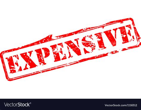 Expensive Rubber Stamp Royalty Free Vector Image