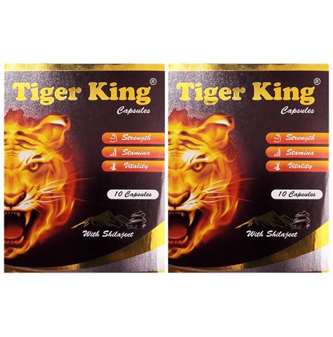 Tiger King Capsule 10 Each Buy Combo Pack Of 20 Strips At Best Price In India 1mg