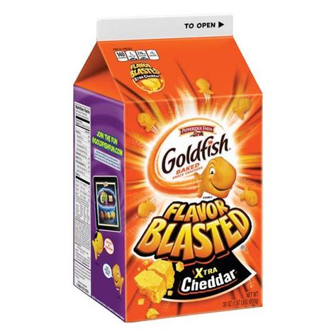 Pepperidge Farm Goldfish Flavor Blasted Xtra Cheddar Baked Cheddar