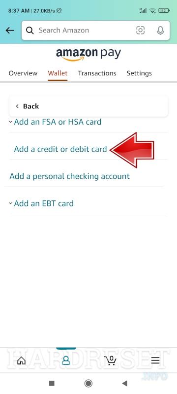 How To Add Credit Or Debit Card To Amazon HardReset Info