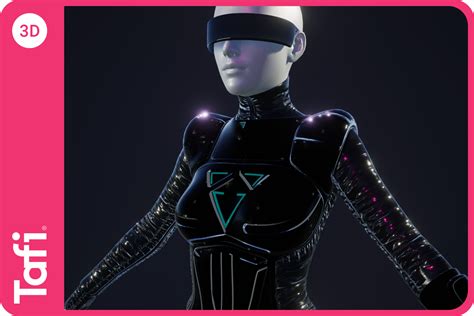 Sci Fi Crew Outfit Female from Tafi 3D 의류 Unity Asset Store