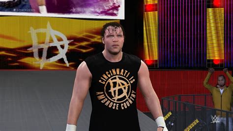 WWE 2k16 Superstar Studio Dean Ambrose Cincinnati Is Ambrose Country