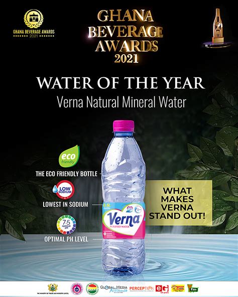 Verna Mineral Water The Top Choice Crowned Ghanas Best Water Brand