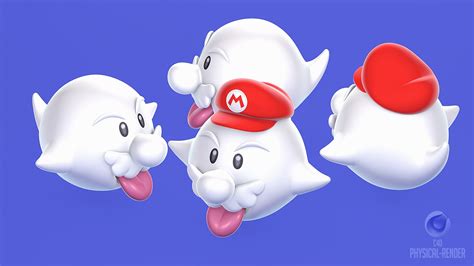 3D Boo Mario Galaxy 8K Super Mario Asssets - TurboSquid 1719436