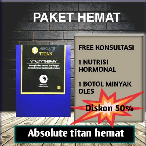 Jual Obat Sex Pria Dewasa Absolute Titan For Men Paket Hemat Shopee Indonesia