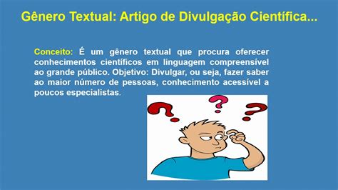 Artigo De Divulgação Cientifica Caracteristicas